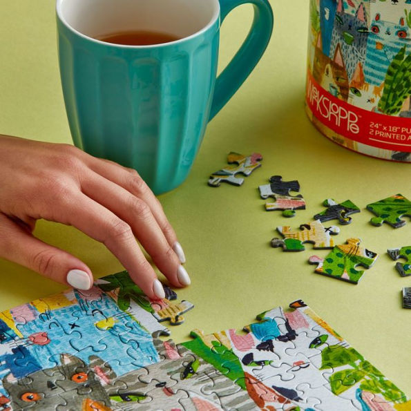 Cat Plant Exchange 500-Piece Jigsaw Puzzle