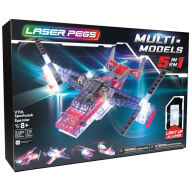 Title: Laser Pegs Multi-Model - 5 in 1 VTOL SparHawk