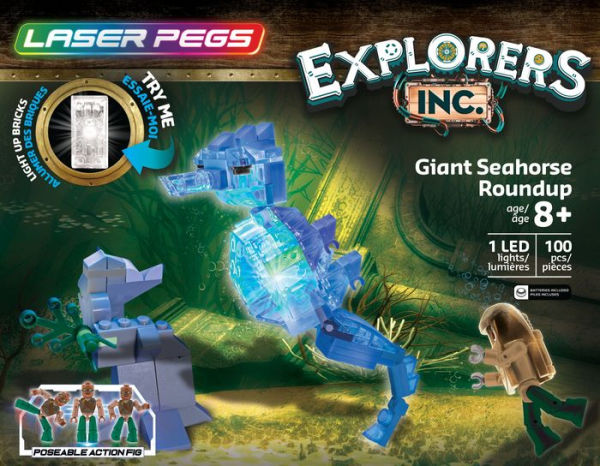 Laser Pegs Steampunk Explorers - Giant Seahorse Roundup