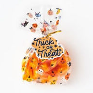 Title: Trick or Treat Icon Cello Bags with Tags