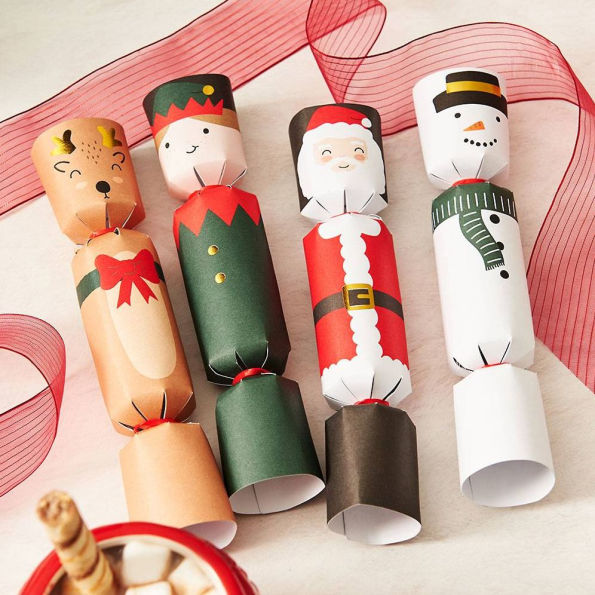 Christmas Character Crackers S/8