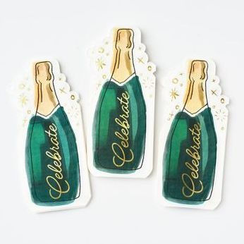 Celebrate Champagne Die-Cut Napkin
