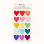 Alternative view 4 of Large Gradient Heart Stickers