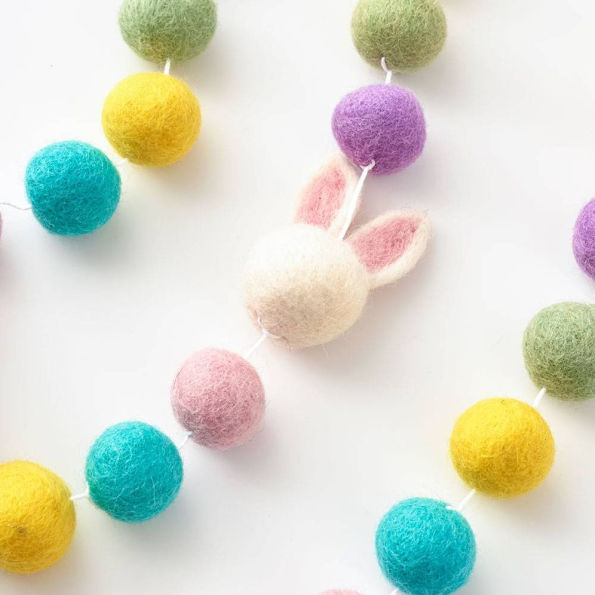 Easter Bunny Felt Garland
