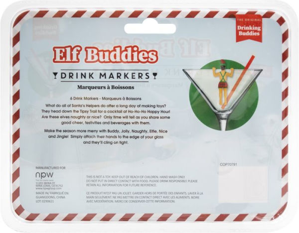 Drinking Buddies Festive Drink Straws by HT Ventures