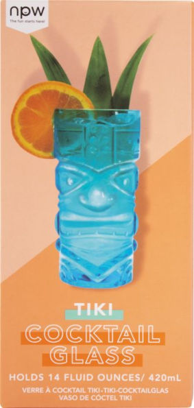 Tiki Cocktail Glass - Blue