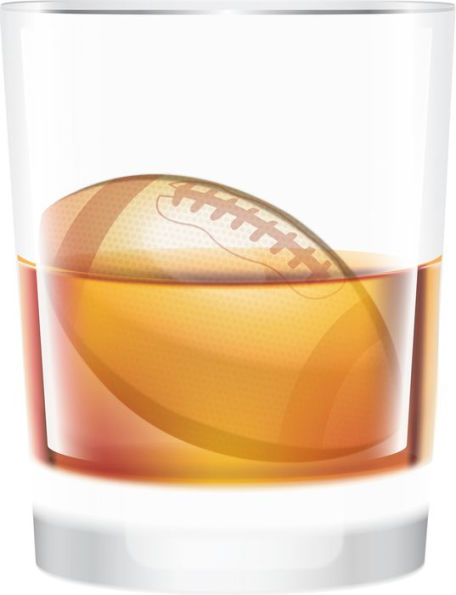 Happy Hour Football Ice Mold Set of 4