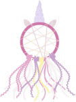 Alternative view 1 of NPW Unicorn Dream Catcher
