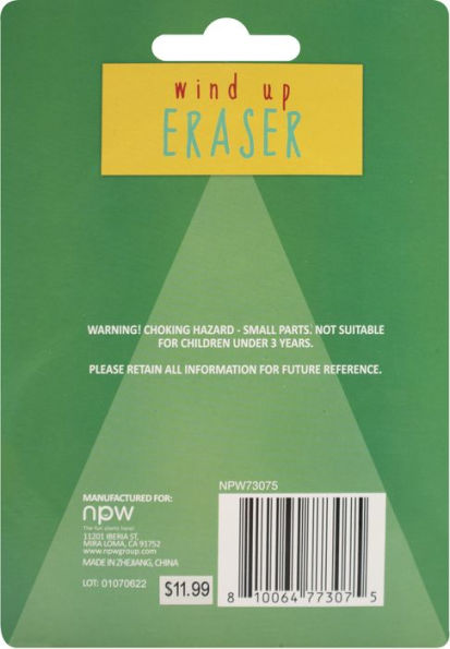 Festive Wind Up Reindeer Eraser