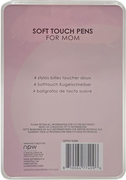 Mothers Day Soft Touch Pen Set