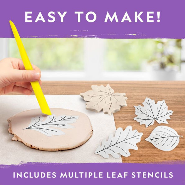 National Geographic Leaf Dish Air-Dry Clay Kit