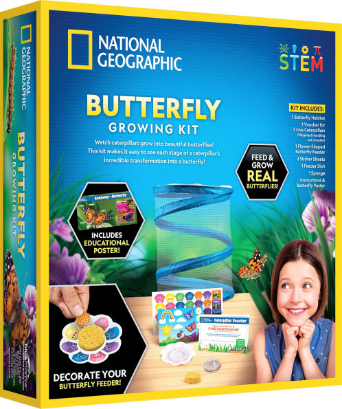 National Geographic Butterfly Growing Kit