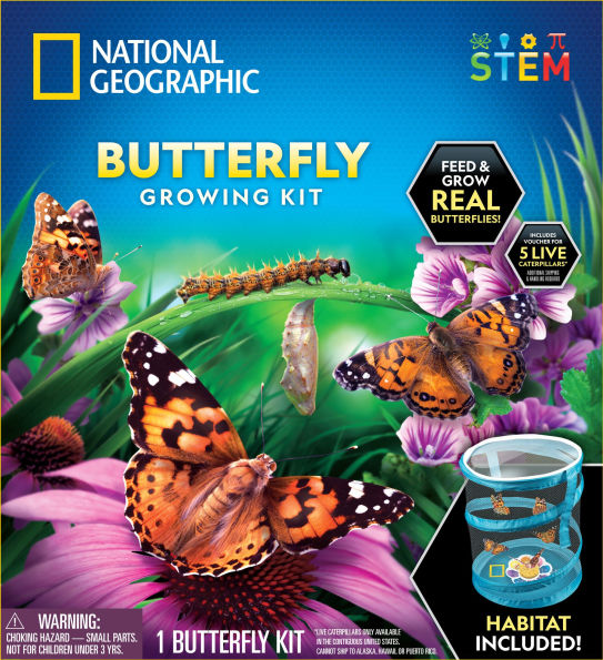 National Geographic Butterfly Growing Kit