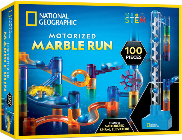 National Geographic Motorized Marble Run- 100pcs