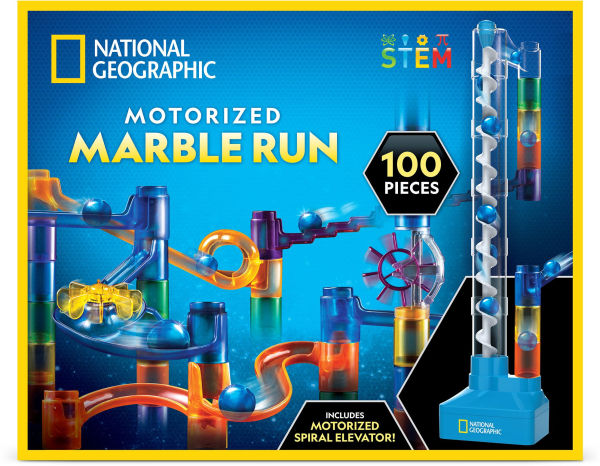 National Geographic Motorized Marble Run- 100pcs