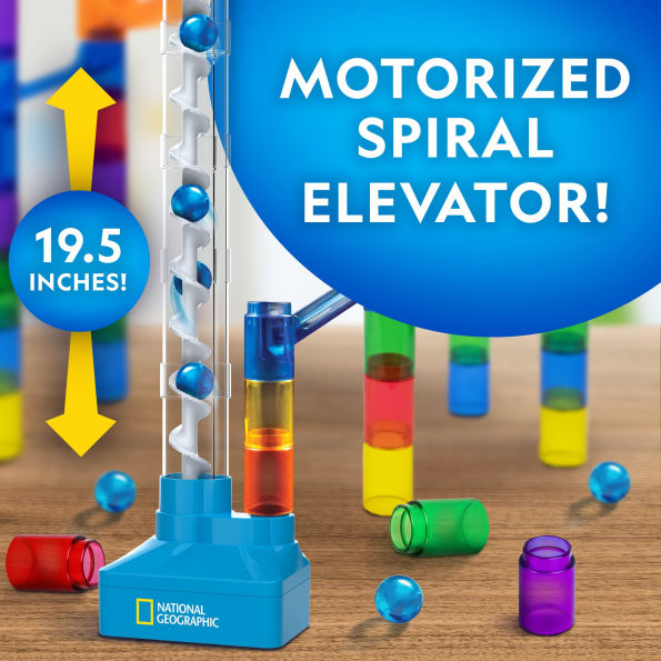 National Geographic Motorized Marble Run- 100pcs