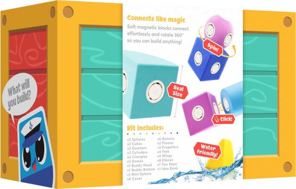 Blockaroo Magnetic Foam Blocks - 50 Piece Trunk Set