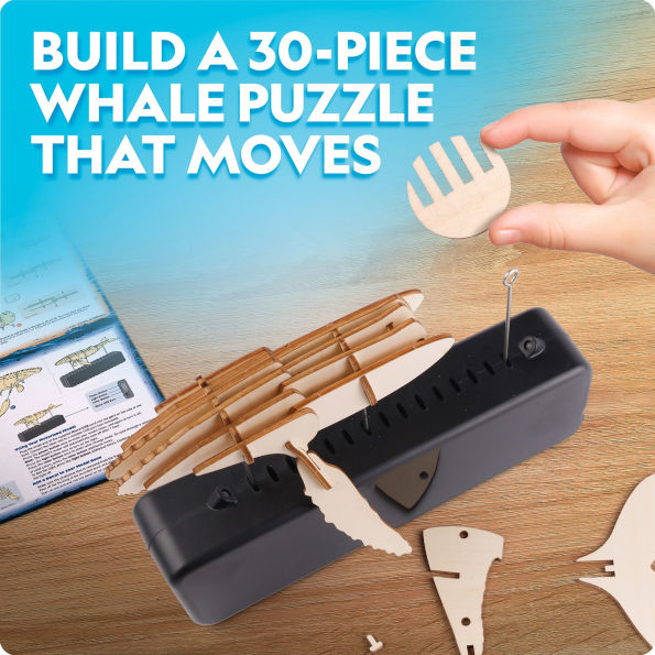 National Geographic Motorized Animal Puzzle - Whale