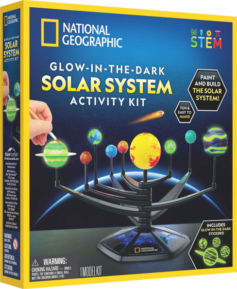 National Geographic Glow-in-the-Dark Solar System Activity Kit
