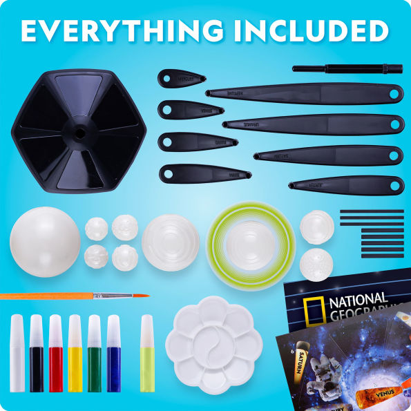 National Geographic Glow-in-the-Dark Solar System Activity Kit
