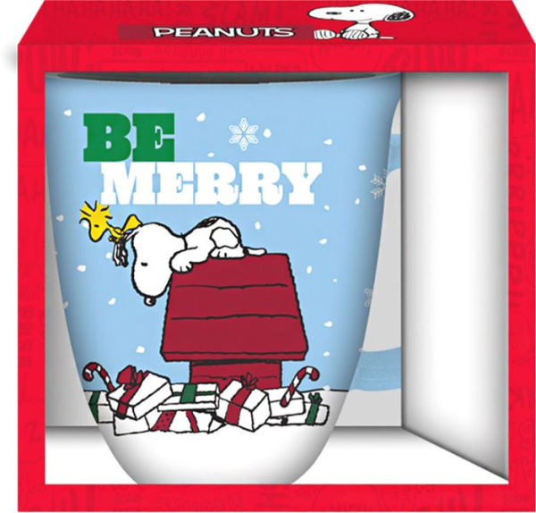 Peanuts Be Merry 16oz. Boxed Wide Rim Ceramic Mug