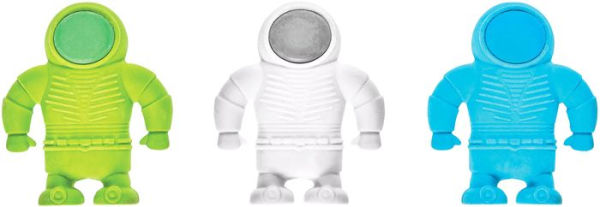 Astronaut Erasers - Set of 3