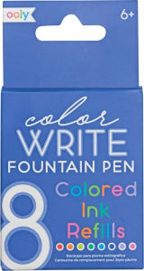 Title: Color Write Fountain Pens Ink Refills - Set of 8