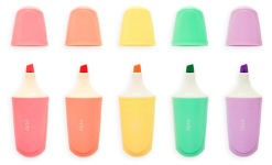 Alternative view 3 of Bon Bon Patisserie Scented Pastel Highlighters - Set of 5