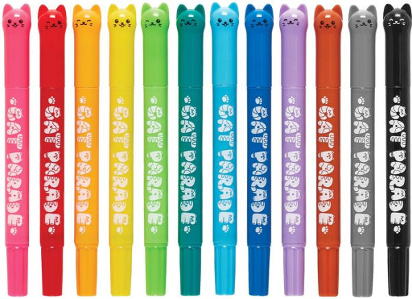 Cat Parade Gel Crayons - Set of 12