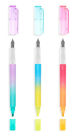 Alternative view 2 of Writer's Duo Double-Ended Fountain Pens + Highlighters (Set of 3)