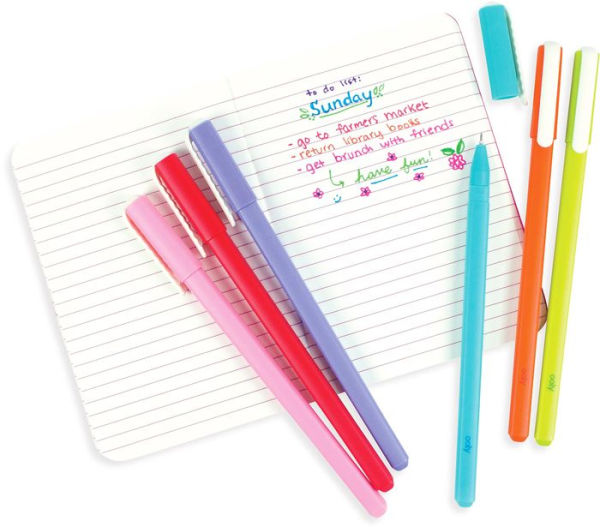 Fine Line Colored Gel Pen - Set of 6