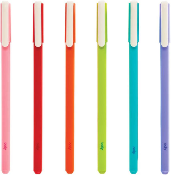 Fine Line Colored Gel Pen - Set of 6