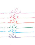 Alternative view 5 of Fine Line Colored Gel Pen - Set of 6