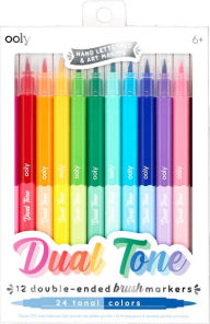 Title: Dual Tone Double Ended Brush Marker