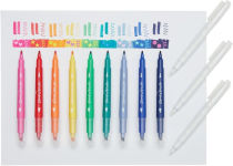 Alternative view 5 of Stamp-A-Doodle Double-Ended Markers (Set of 12 w/ 9 Colors)