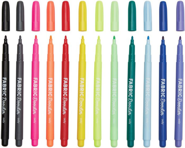 Fabric Doodlers Markers - Set of 12