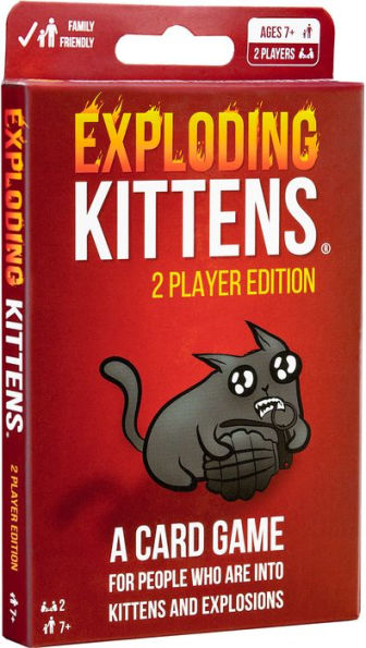 Exploding Kittens Happy Salmon Family-Friendly Party - Card Games for  Adults, Teens & Kids