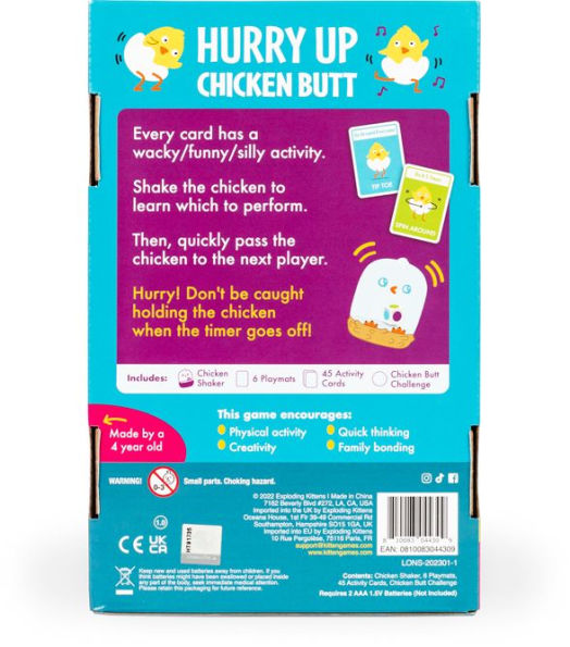 Hurry Up Chicken Butt by Elan Lee