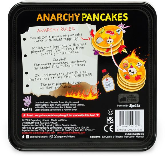 Anarchy Pancakes Tin Edition by Carol Mertz