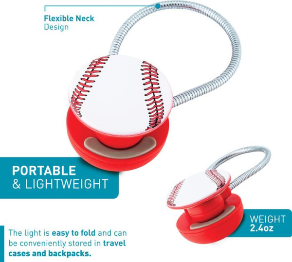 Disc Booklight- Baseball Pattern