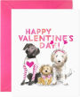 Valentine's Day Greeting Card Valentine Doggies