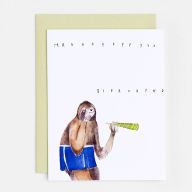 Title: Sloth Birthday Card