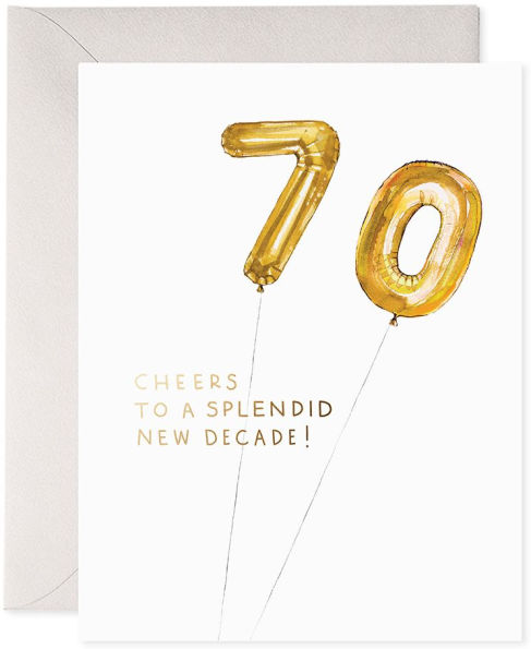 BDAY 70 Balloons