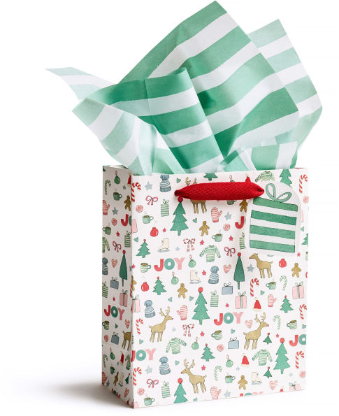 Merry Motif Medium Gift Bag