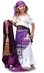 Gypsy Child Costume: Size Meidium (7-10)