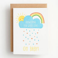 Title: Showering You With Love Baby Card