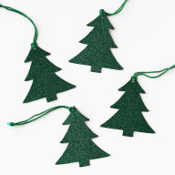 Title: Green Glitter Tree Gift Tags