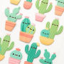 Happy Cacti Stickers
