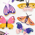 Alternative view 1 of Butterfly & Moth Stickers