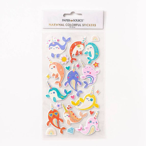 Narwhal Colorful Stickers